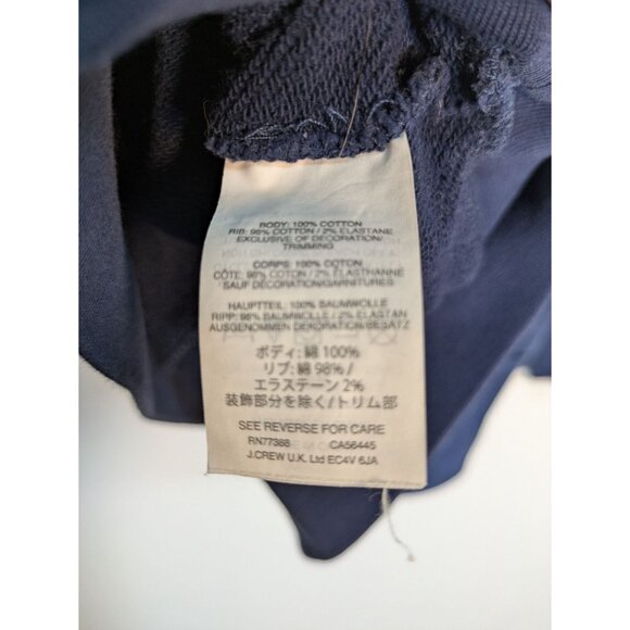 Miles By Madewell Star Printed Navy Sweatshirt Size L - Picture 9 of 9